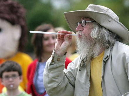 World Peashooting Championship (photo Martin Pope for telegraph.co.uk)