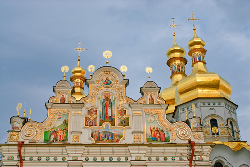 Православные христиане празднуют 1025-летие Крещения Руси - Kiev-Pechersk Lavra monastery in Kiev, Ukraine
