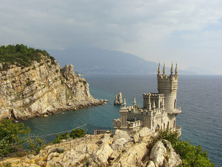 Swallow's nest castle, Crimea, Russia