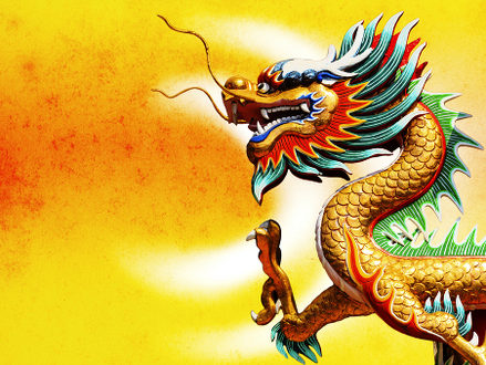 Chinese style drunken dragon, Macau, China