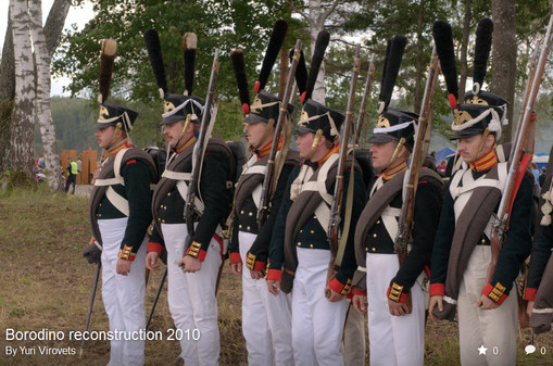 Реконструкция битвы при Бородино 1812 года - Реконструкция Бородинской битвы 1812 года (фото Yuri Virovets, 2010, Flickr)