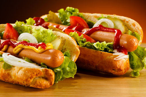 Национальный день хот-дога празднует США - Hot dog.