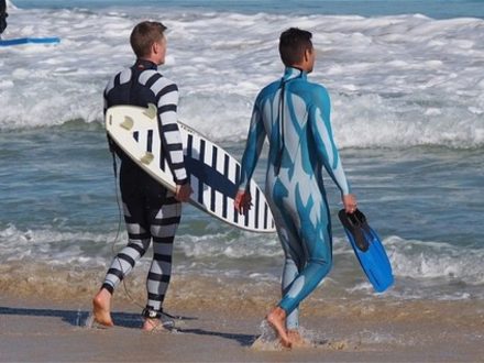 Wetsuit to protect against sharks, Western Australia