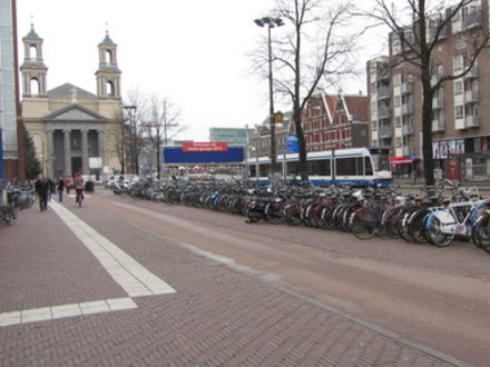 Амстердам. Велосипедная дорожка