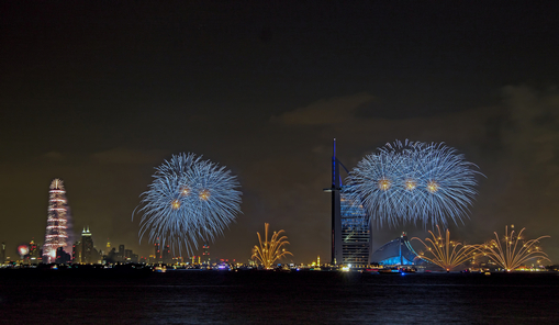Новый год: лучшие фейерверки (ч.1) - Fireworks, Dubai, UAE