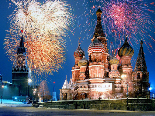 Новый год: лучшие фейерверки (ч.2) - Fireworks, Moscow, Russia / Flickr, lukas12