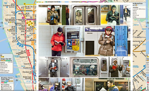 Виртуальная подземная библиотека начала свою работу в метро Нью-Йорка - Underground New York Public Library (scr.off.site)