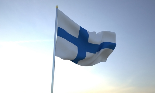 Россияне, пересекающие границу с Финляндией по Green Card, смогут не выходить из машины - Flag of Finland